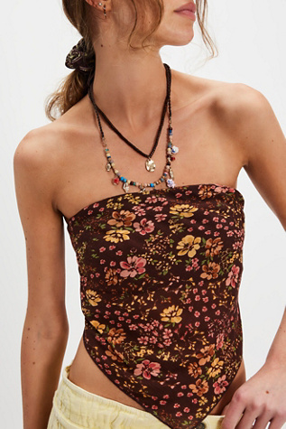 FP One Raya Bandana Top at Free People in Brown, Size: XS