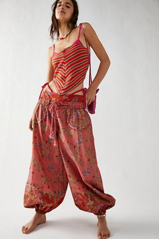 FP One Raya Bandana Top at Free People in Red Stripe, Size: Large