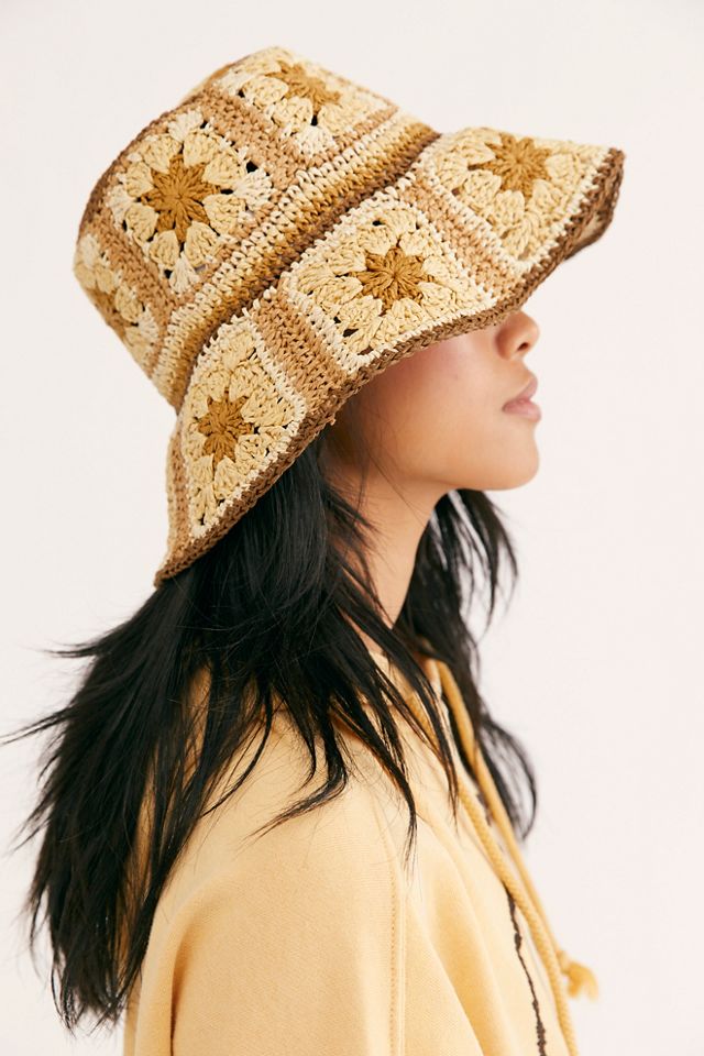 FREE PEOPLE Sumer of Love Bucket Hat Summer Of Love Straw Bucket Hat | Free People main image 3