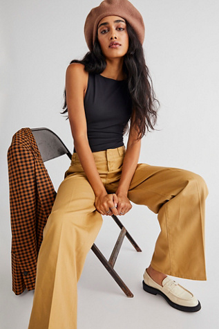 Dickies High-rise Wide Pants In Ginger