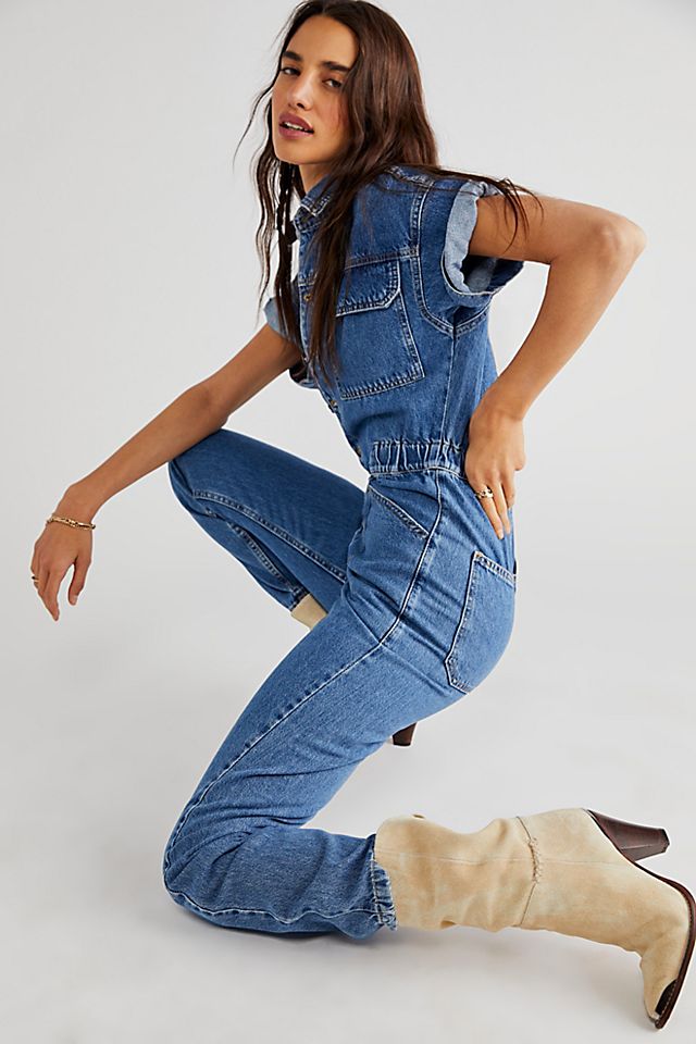 Free People Marci Coveralls