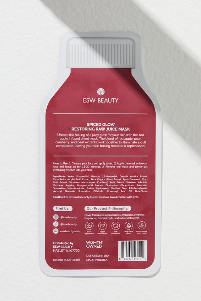 ESW Beauty Raw Juice Cleanse Mask #1