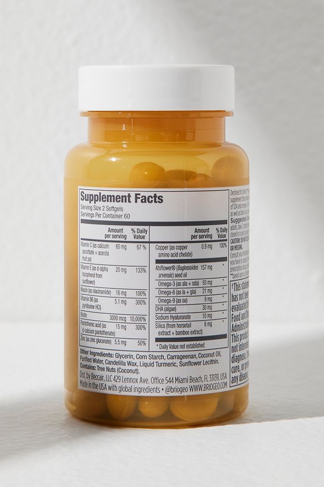 Briogeo B Well Omega + Biotin Hair Supplements #1