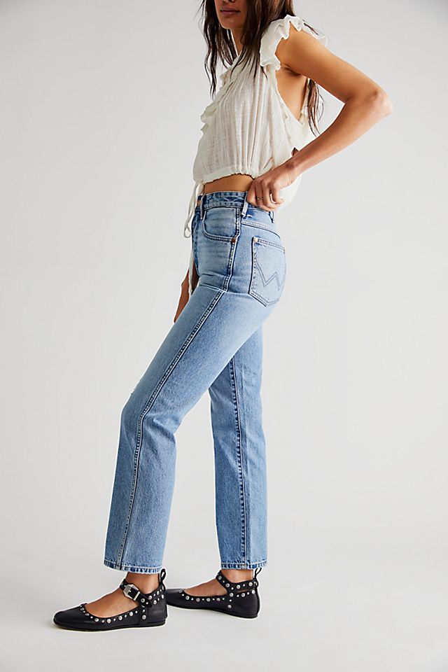 Wrangler Wild West High Rise Straight Jeans