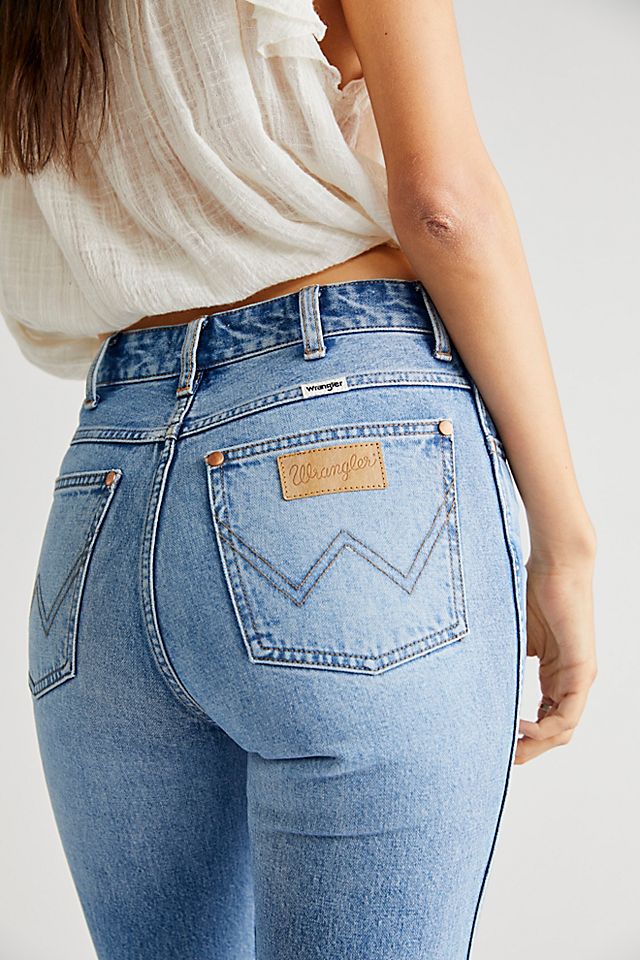 Wrangler Wild West High Rise Straight Jeans | Free People