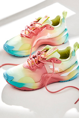 Puma Womens Tie Dye Running Shoes Puma Rise Tie Dye Women's Sneakers