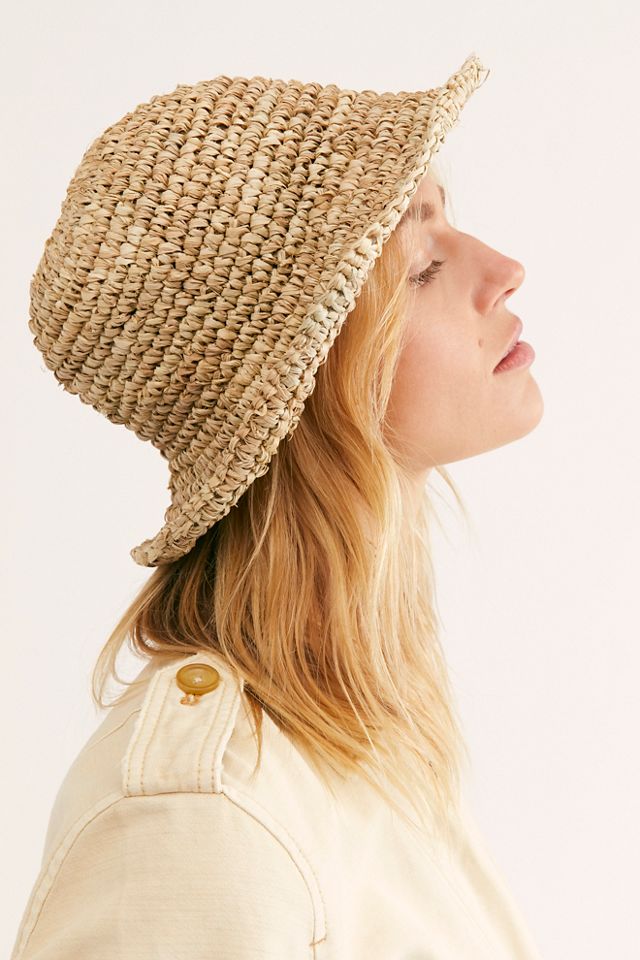 Au Naturel Straw Bucket Hat #2