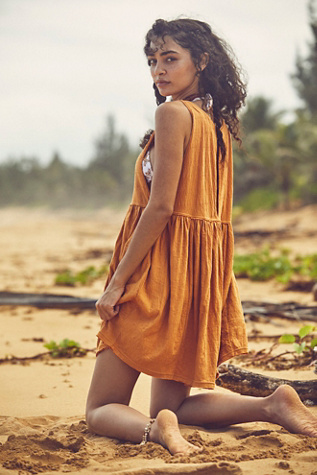 gold mini strapless dress Hannah Mini Dress