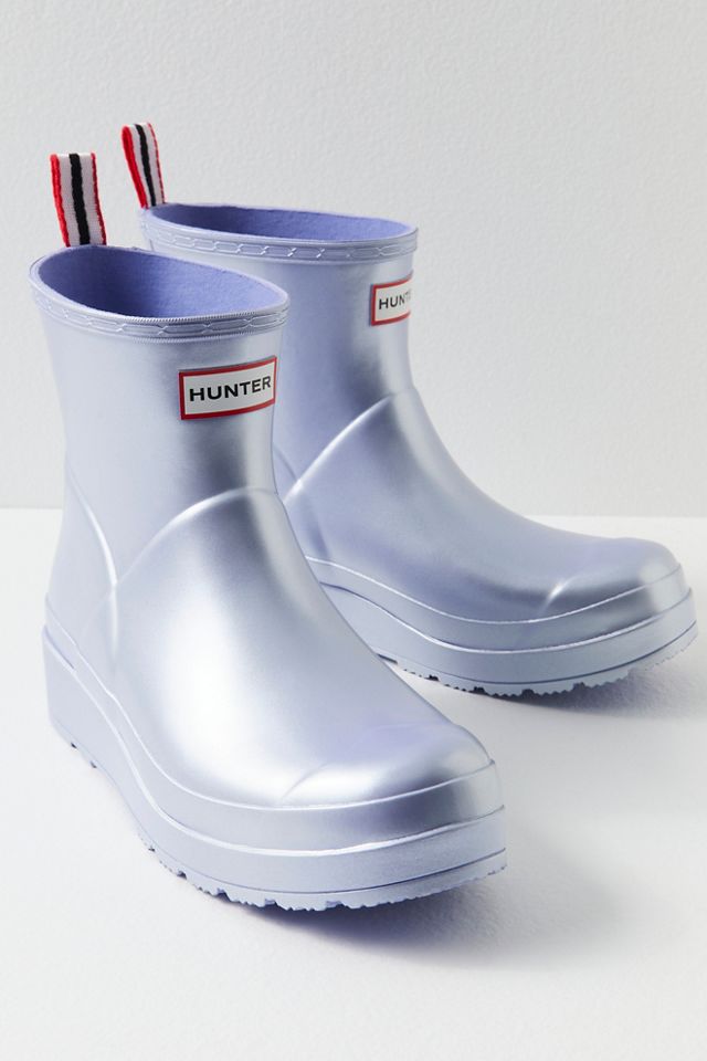 Silver store hunter wellies