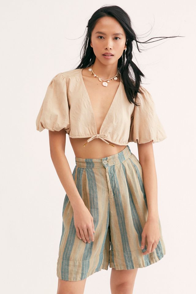 Easy Linen Bermuda Shorts