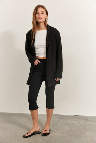 Женский пиджак We The Free Beckett Boyfriend Blazer, цвет: Чёрный — фото 2