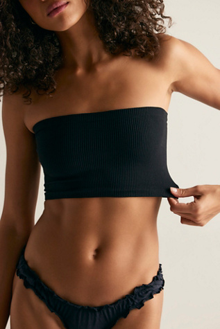 Adrienne Bandeau by Intimately at Free People in Black, Size: L-XL/G-TG