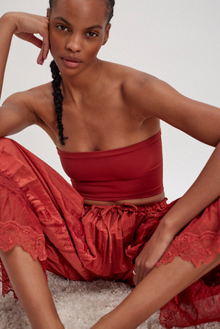 Adrienne Bandeau By Intimately At Free People In Chili Oil, Size: M/L