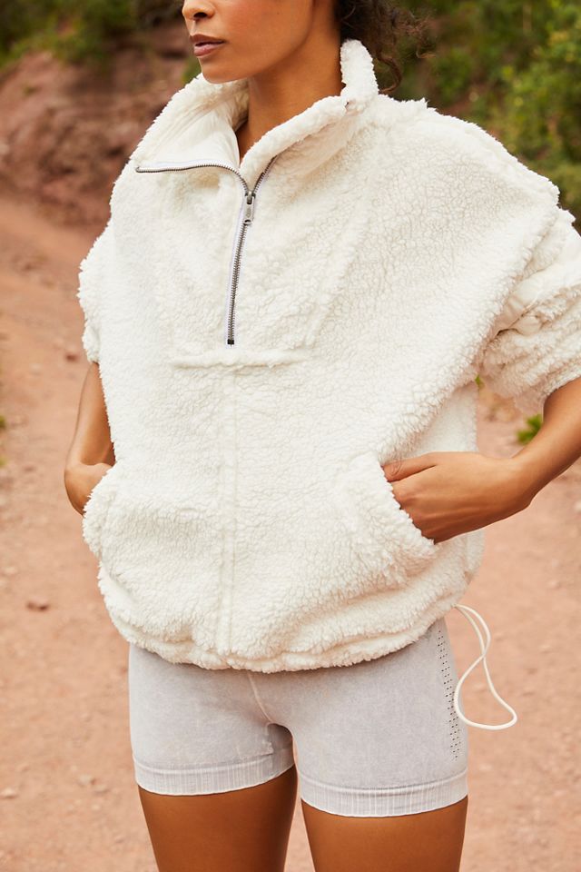 Free people fuzzy outlet hoodie