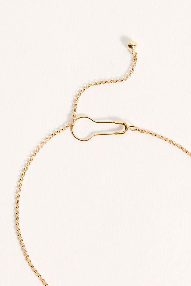 Oxbow Gold Pin Necklace #2