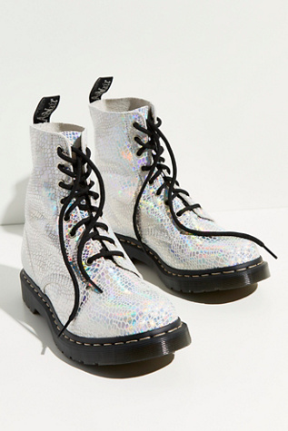 Dr martens 1460 pascal metallic hot sale