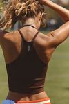 Happiness Runs Long Crop Tank