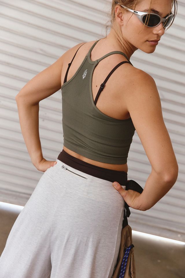 Happiness Runs Long Crop Tank #1