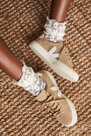 Veja Campo Trainers Shoe At Free People In Dune/White, Size: EU 36