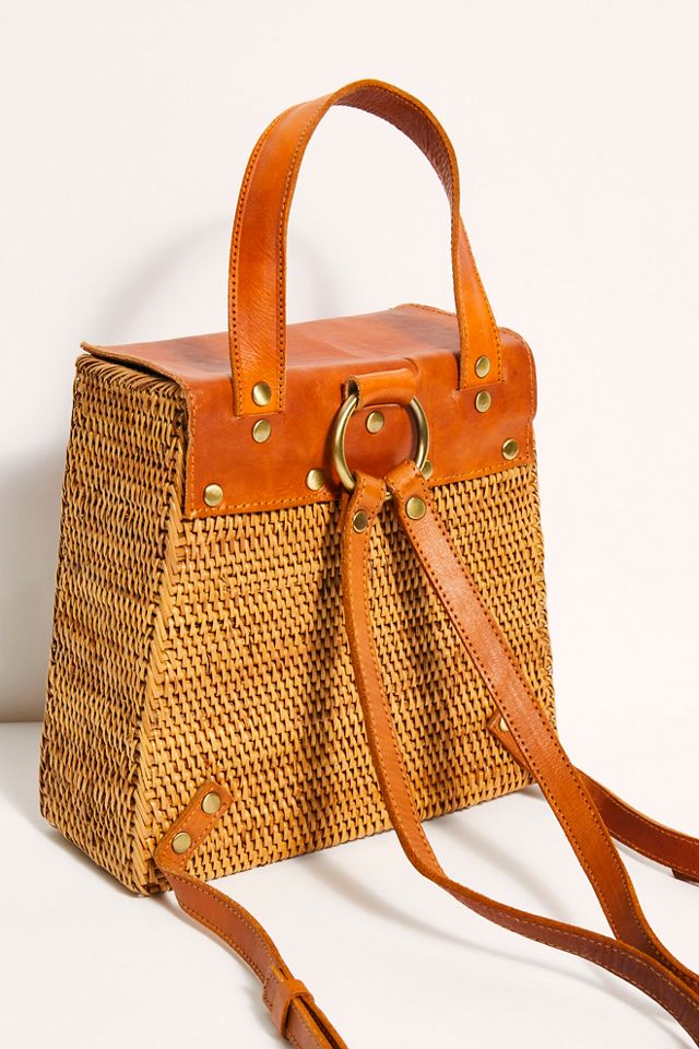 Lanai Straw Backpack | Free People