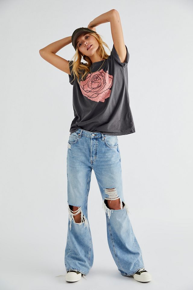 Rose Boyfriend Tee #1