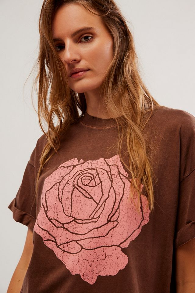T-shirt boyfriend rose #2
