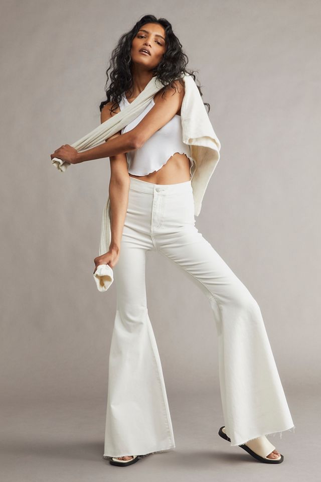 Free People - Just Float On Flare Jeans - Bright Combo Butterfly