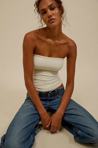 The Carrie Tube Top by Intimately at Free People in Ivory, Size: XS/S