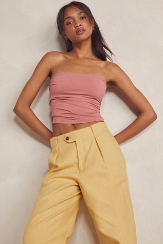 The Carrie Tube Top by Intimately at Free People in Rose Smoke, Size: XS/S