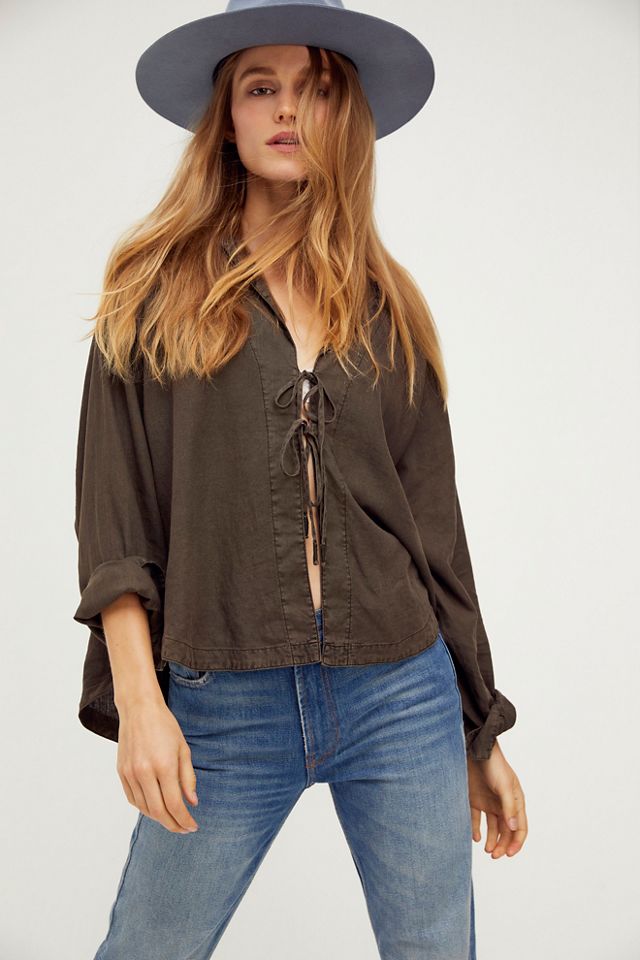 We The Free Cleo Tie Top