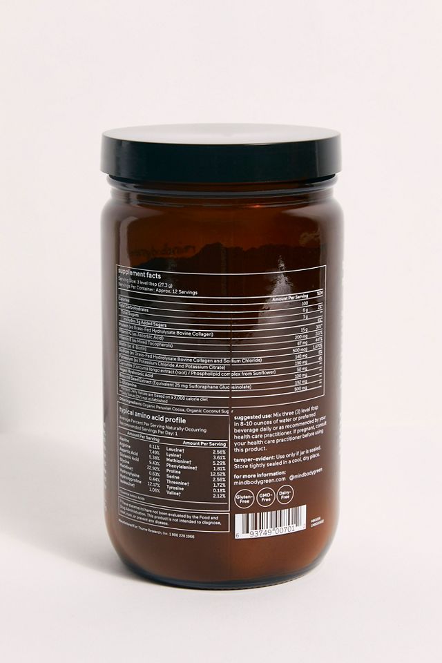 mindbodygreen chocolate grass-fed collagen+ #1
