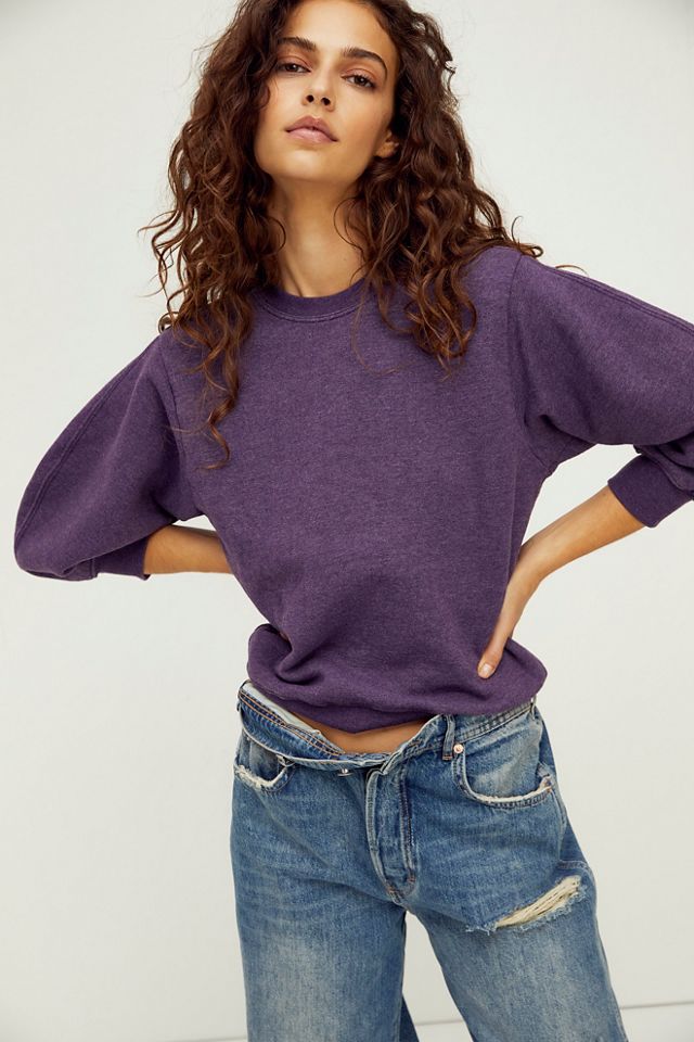 AGOLDE Thora Heathered Sweatshirt