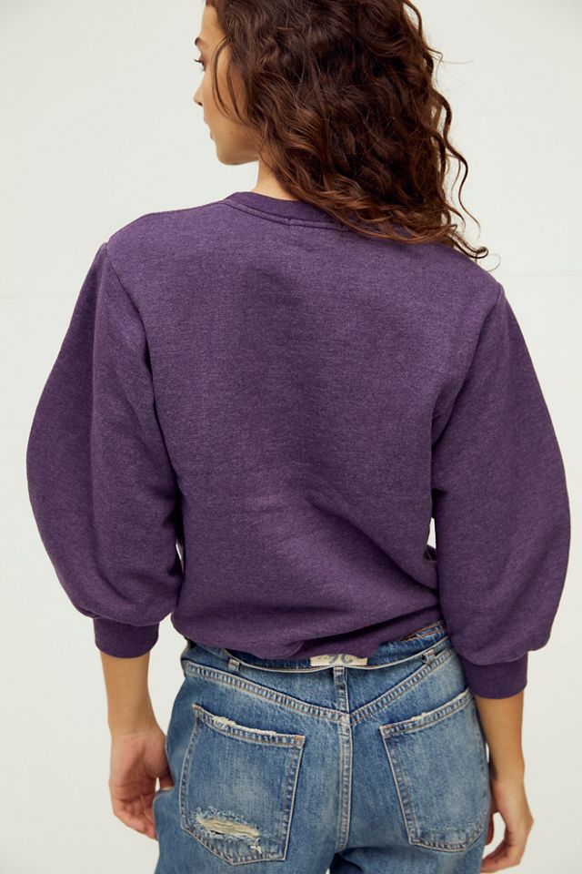 AGOLDE Thora Heathered Sweatshirt #1