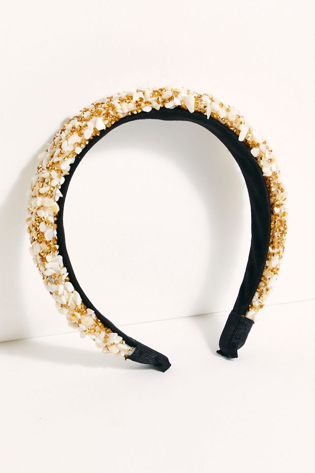 New?Free People-Shell Beaded Headband Free People Women main image 3