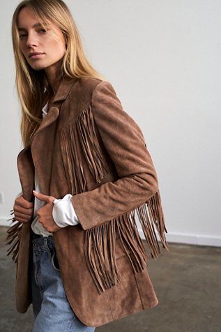 fringe blazer