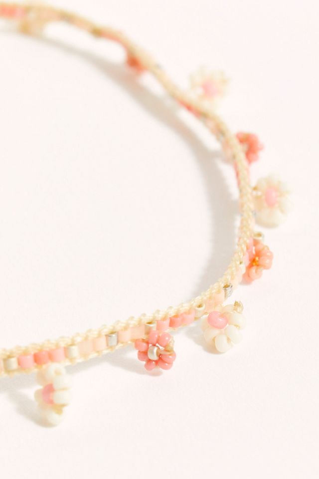 Tiny Daisy Anklet #1