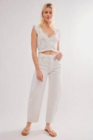 【THEAIRTOWN】 flab balloon denim Washed Wide-Leg Balloon Jeans | Thesupermade®