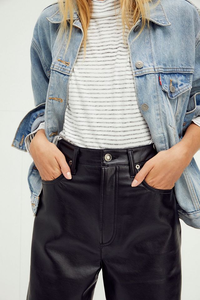 AGOLDE Recycled Leather Balloon Pants #2