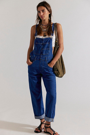 We The Free Ziggy Slouchy Denim Overalls | Free People