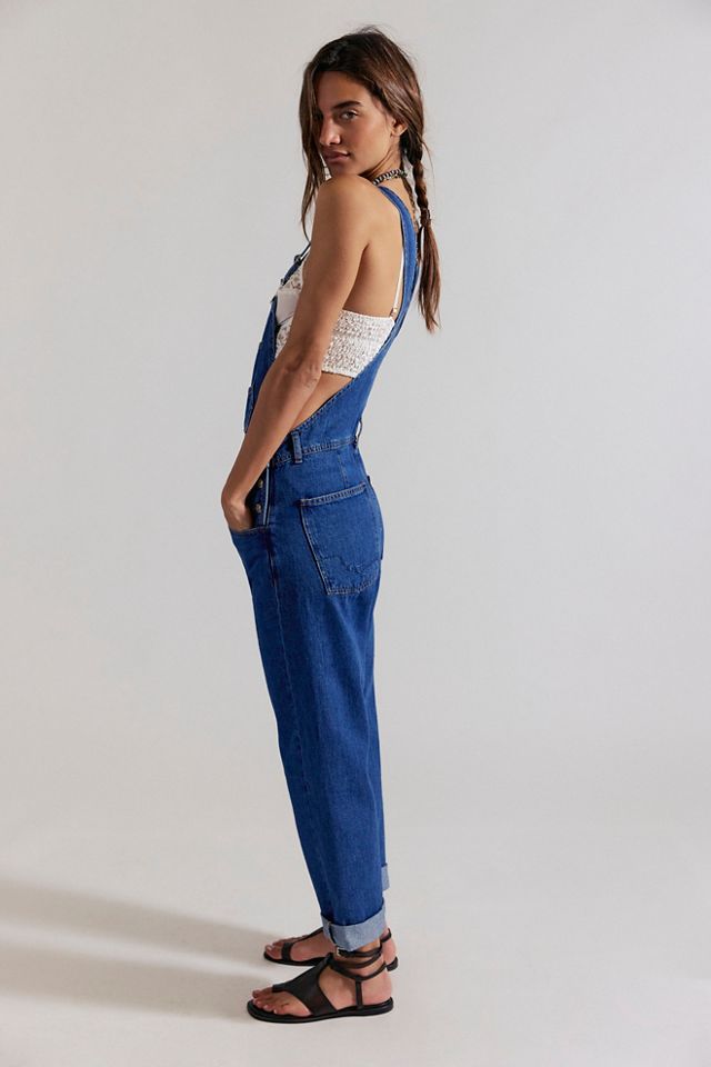 We The Free Ziggy Slouchy Denim Overalls | Free People