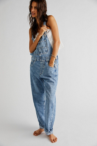 Casey Classic Denim Overalls - True Blue