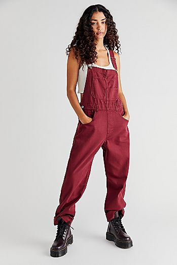 NWT Free People A Line Overalls Retail $128 