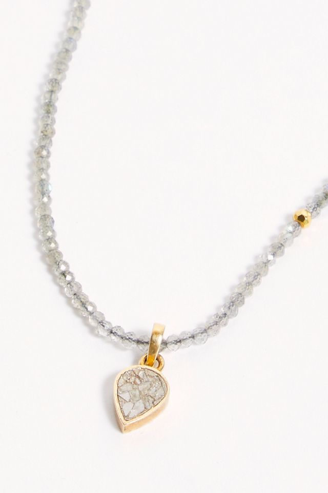 Collier avec pendentif en diamant brut de Barrow #1