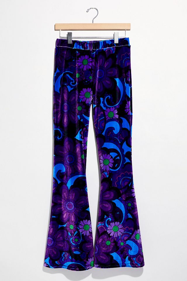 Velvet Flares in Purple