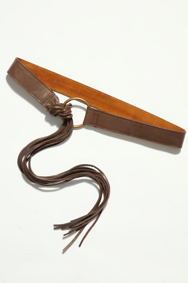 Esme Leather Wrap Belt | Free People display picture 1