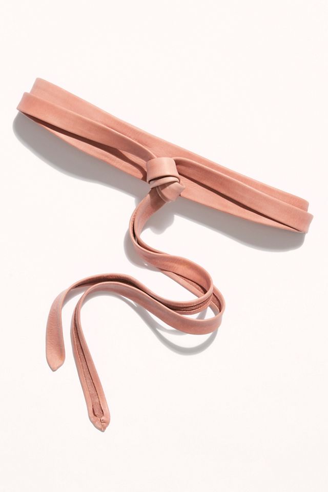 Leather Midi Obi Belt #1