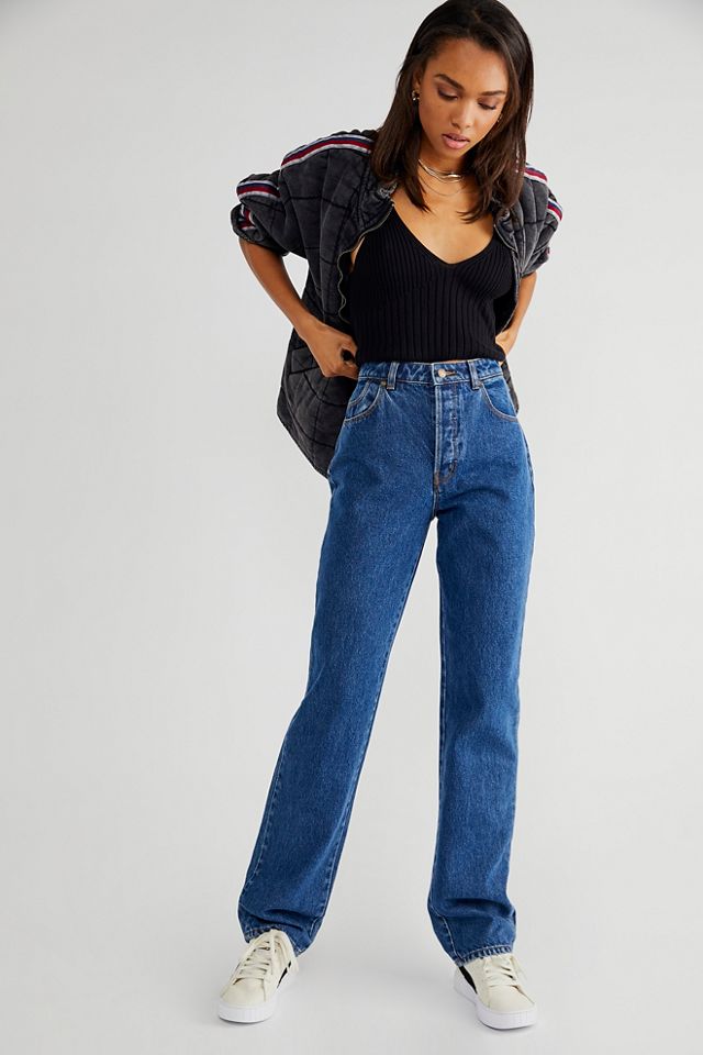 Rolla's Classic Straight Jeans | Free People UK