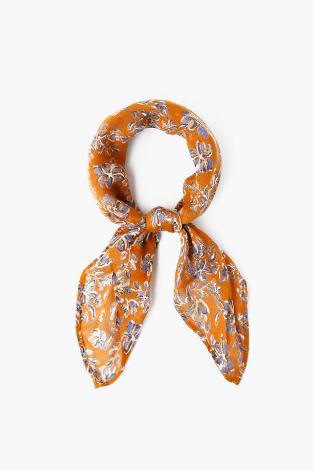 Painterly Floral Bandana