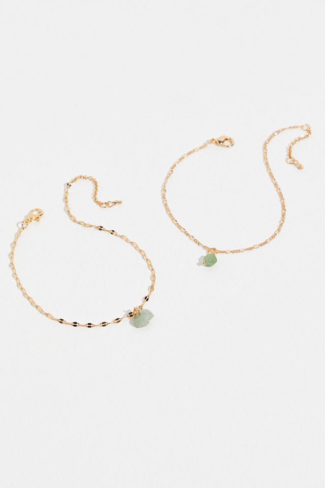 Gold Plated Anklet Set