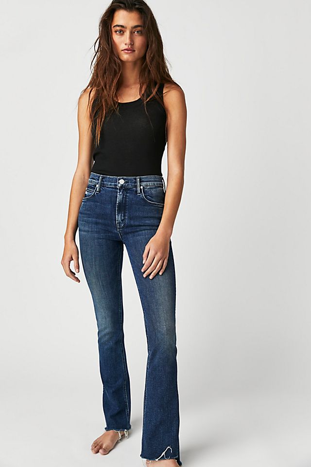 MOTHER The Runaway Step Fray Jeans | Free People
